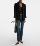 Saint Laurent Wool-blend tweed jacket
