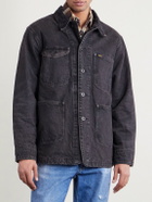RRL - Corduroy-Trimmed Denim Jacket - Black