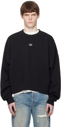 Stolen Girlfriends Club Black Stolen Razor Crew Sweatshirt