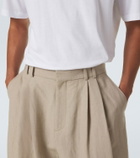 Studio Nicholson Linen and wool wide-leg pants