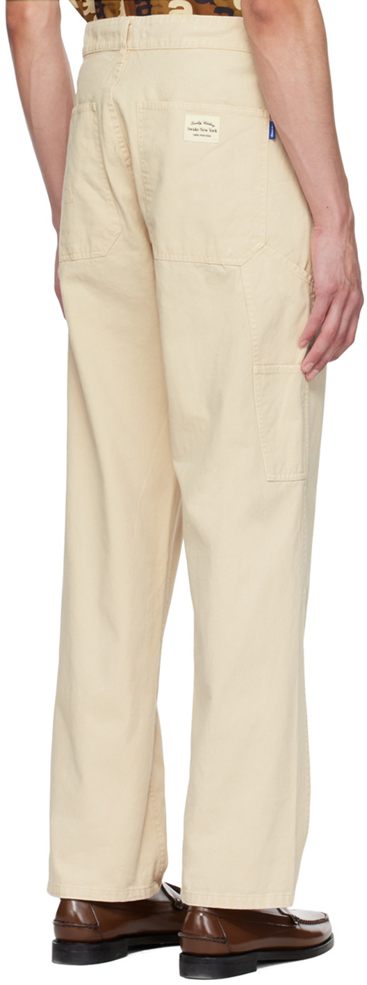 Awake NY Off-White Pocket Trousers