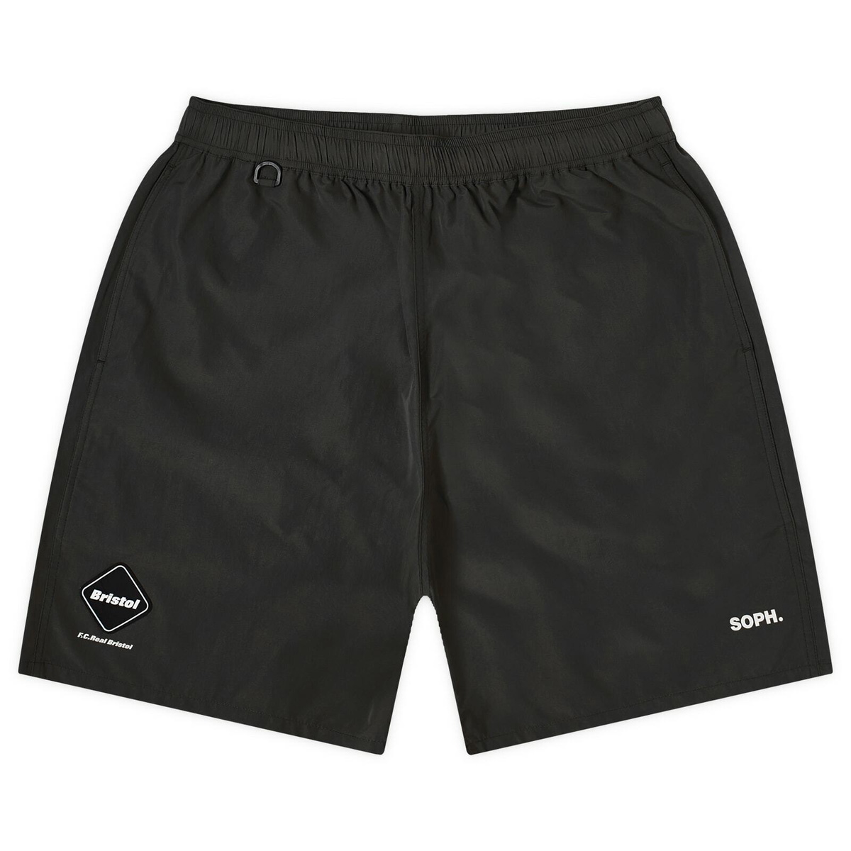 F.C. Real Bristol Men's Supplex Nylon Easy Shorts in Black F.C. Real Bristol