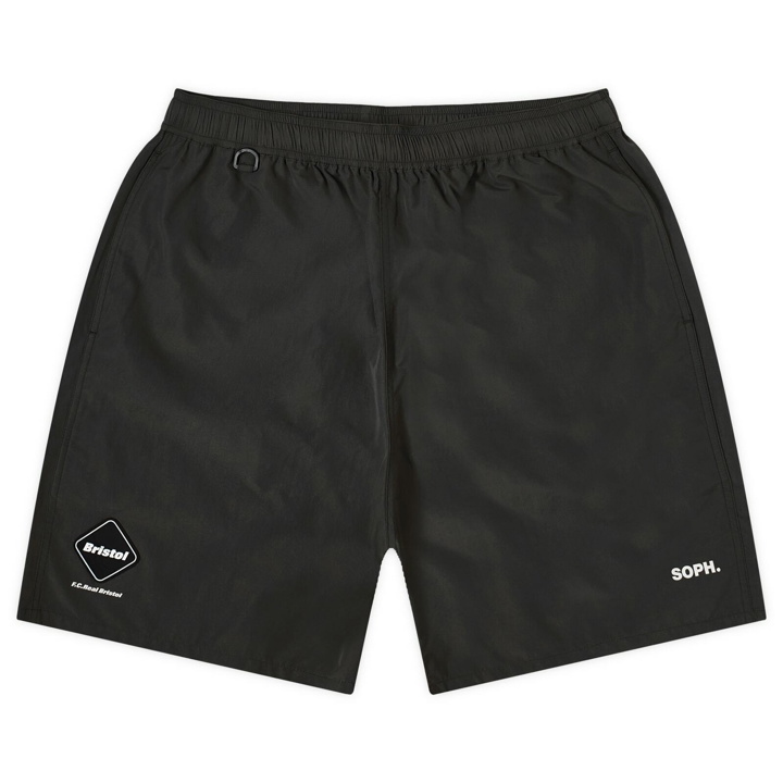 Photo: F.C. Real Bristol Men's Supplex Nylon Easy Shorts in Black