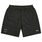 F.C. Real Bristol Men's Supplex Nylon Easy Shorts in Black