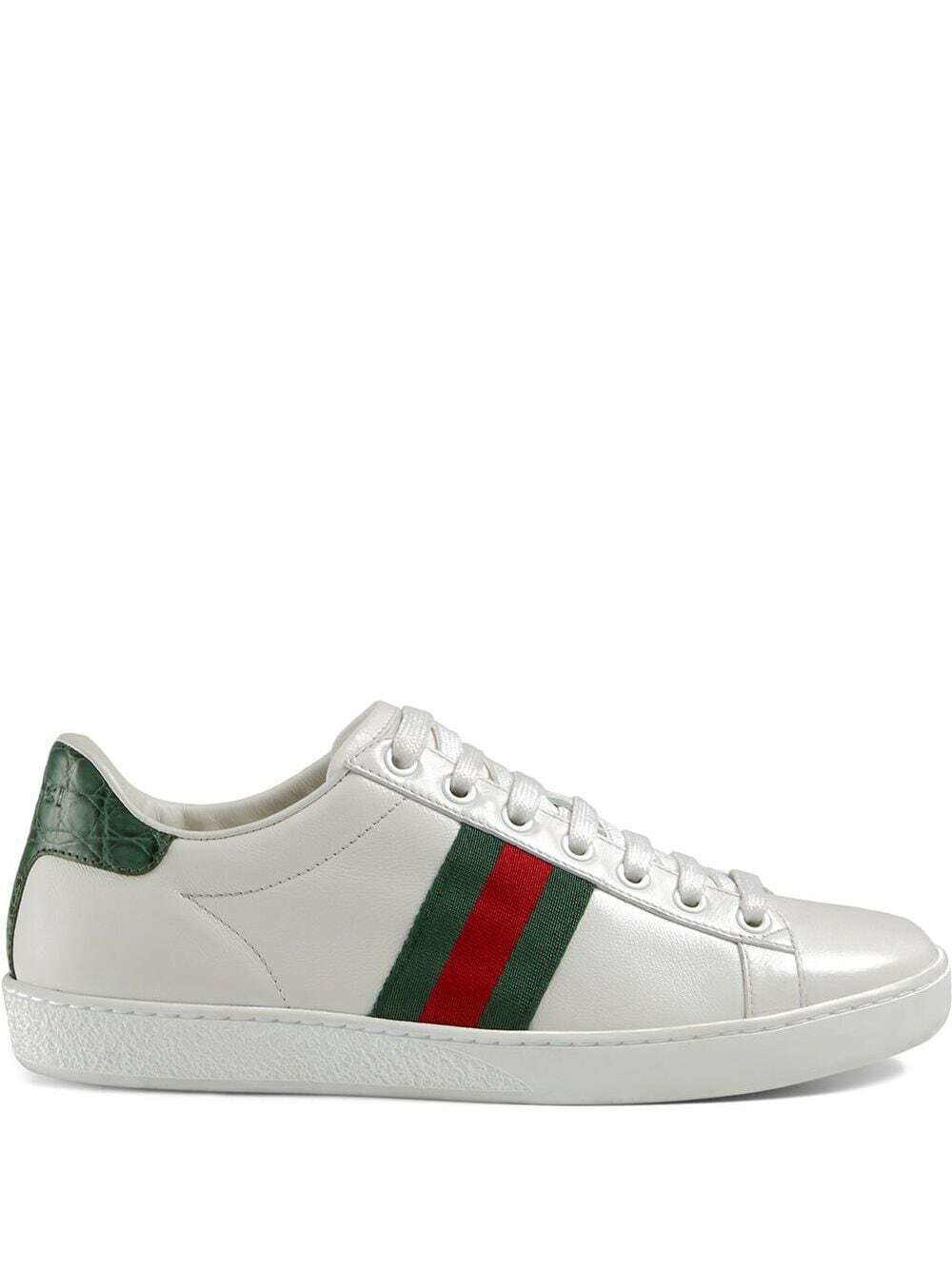 GUCCI - Ace Leather Sneakers Gucci