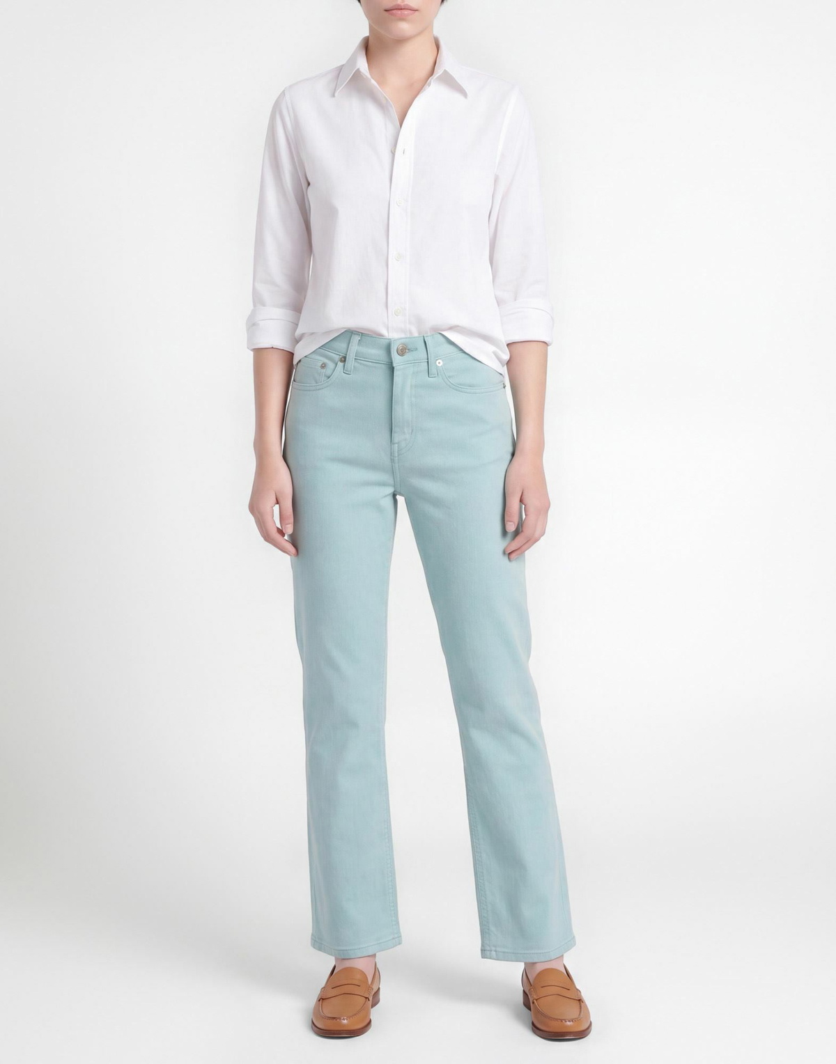 Lauren Ralph Lauren Womens Jeans Sky in Blue