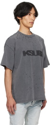 Ksubi Gray Blasted Ekcess S/S T-shirt