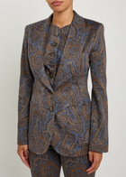 Etro Paisley-jacquard Blazer Multicoloured