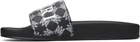 AMIRI Black MA Quad Canvas Pool Slides