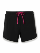 DISTRICT VISION - 5" Straight-Leg Logo-Print Stretch-Jersey Running Shorts - Black