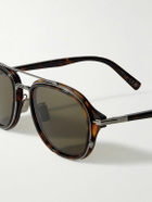 Dior Eyewear - DiorBlacksuit A4U Aviator-Style Tortoiseshell Acetate and Silver-Tone Sunglasses