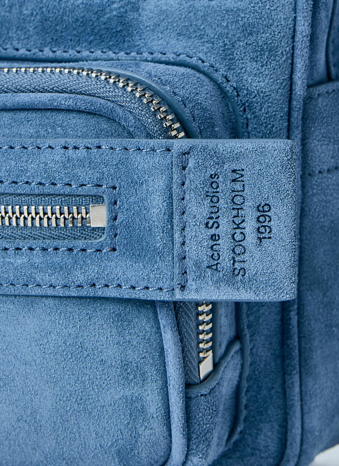 Acne Studios Camero Party Suede Shoulder Bag