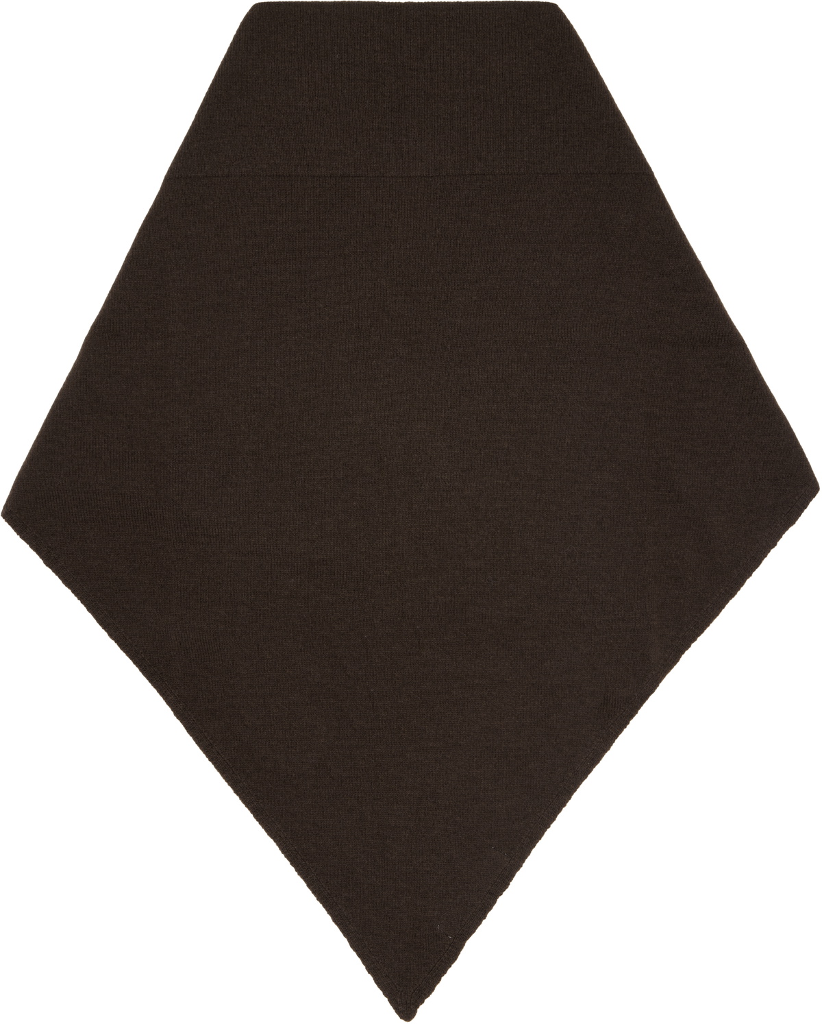 Nothing Written Brown Triangle Cashmere Scarf