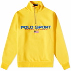 Polo Ralph Lauren Men's Polo Sport Quarter Zip in Coast Guard Yellow