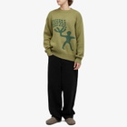 Heresy Men's Early Man Knit Crew in Green