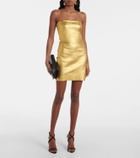 Stouls Amina metallic leather minidress
