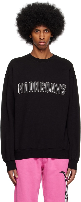 Photo: Noon Goons Black Spellout Sweatshirt