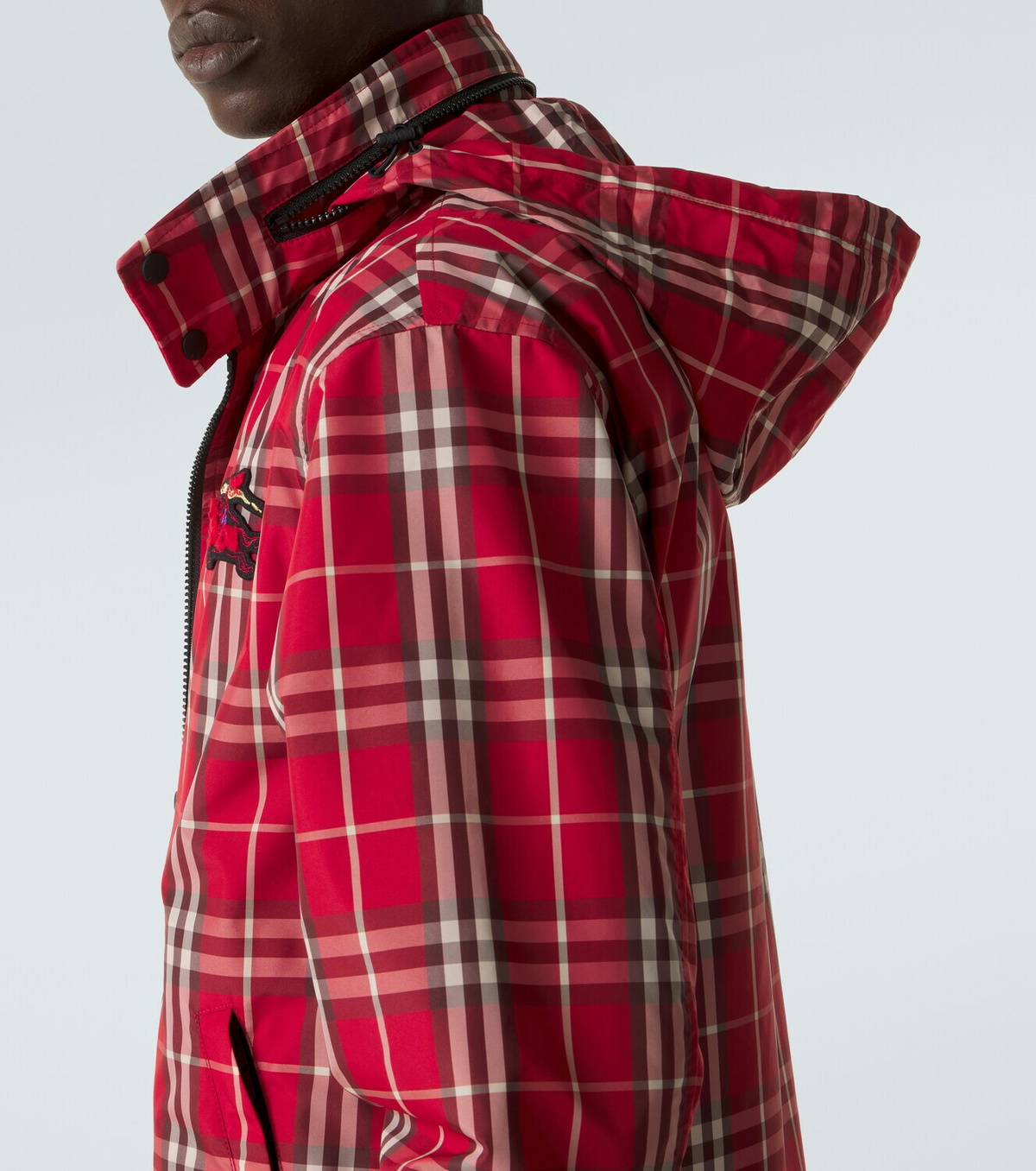 Burberry Burberry Check technical blouson jacket