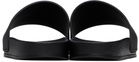 Palm Angels Black Classic Logo Pool Slides