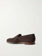 Grenson - Lloyd Suede Loafers - Brown