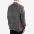 Needles Men's Velour Track Jacket in Charcoal