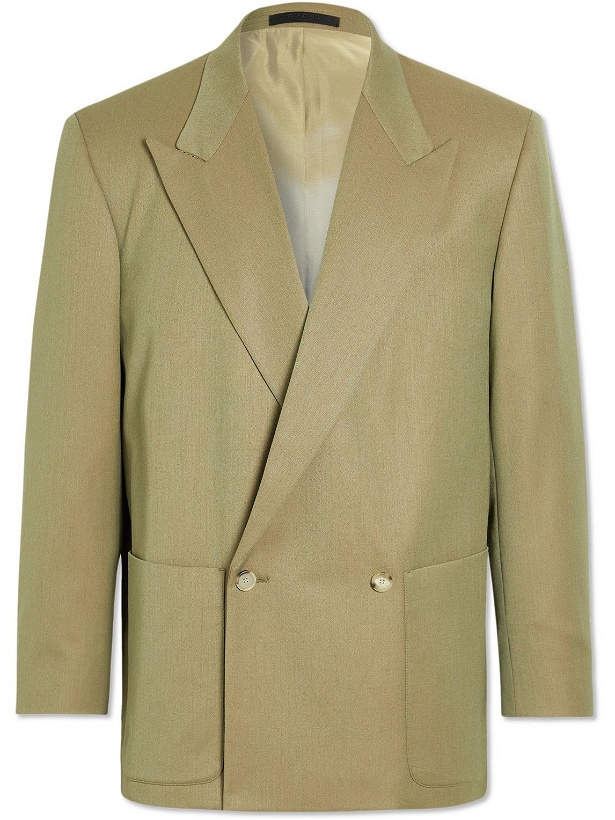 Photo: Fear of God - Double-Breasted Wool Blazer - Green