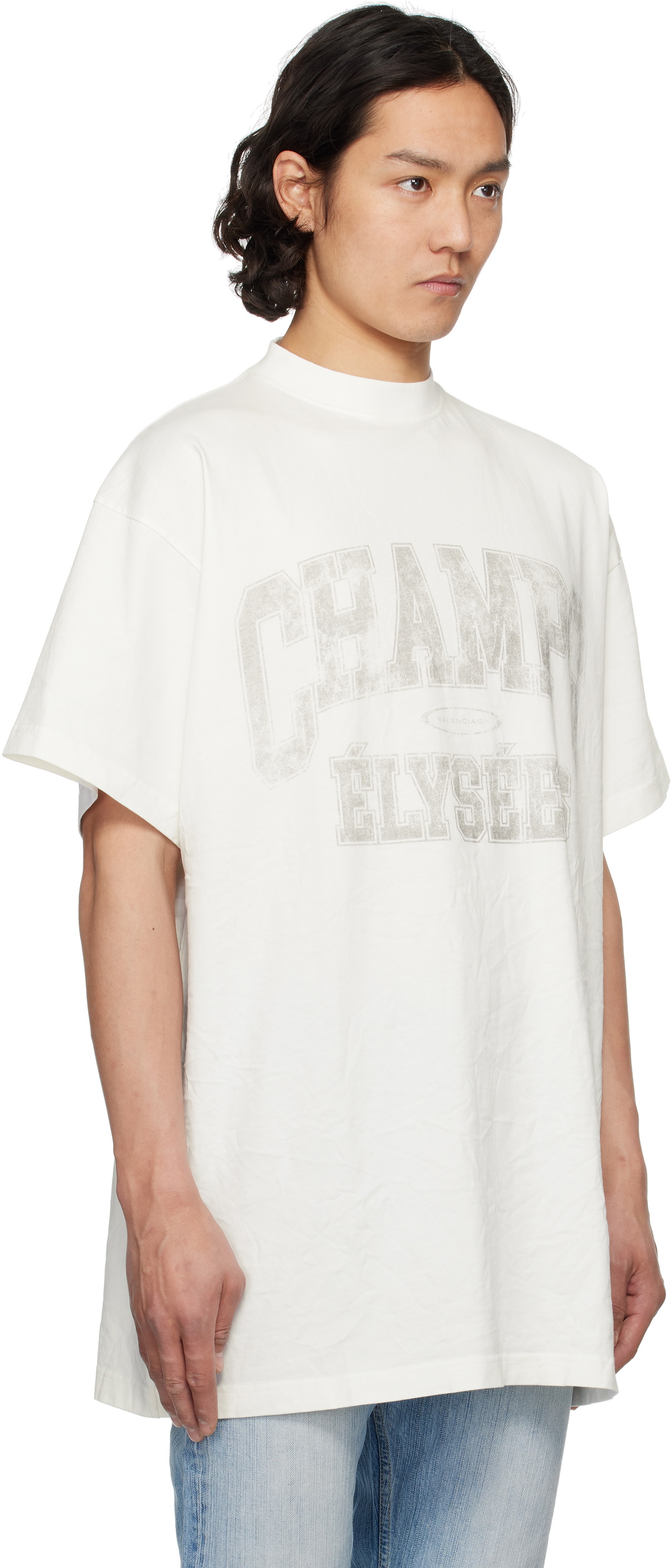 Balenciaga Off-White 'Champs Élysées' T-shirt Balenciaga