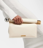 Jacquemus La Pochette Rond Carré leather clutch