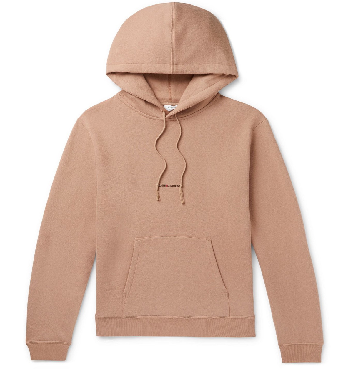 Saint Laurent Hoodie With Logo in Brown for Men