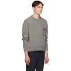 Thom Browne Grey Relaxed-Fit Pullover Sweater