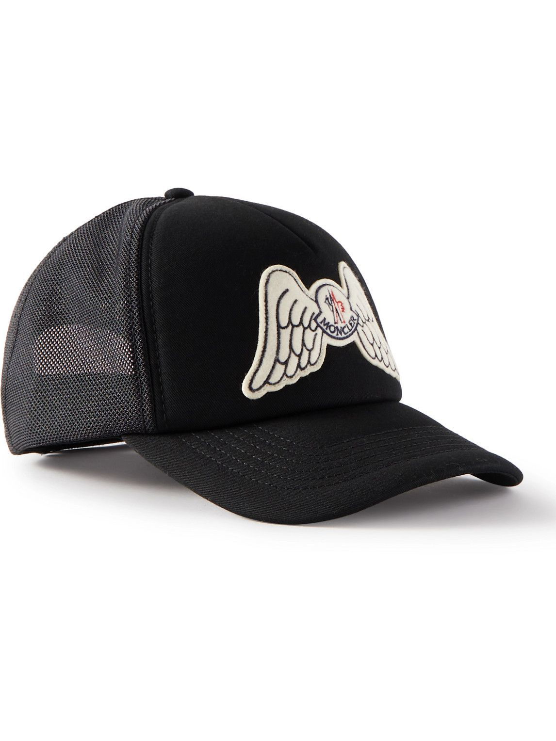 Moncler Genius - 8 Palm Angels Logo-Appliquéd Cotton-Twill and Mesh  Baseball Cap