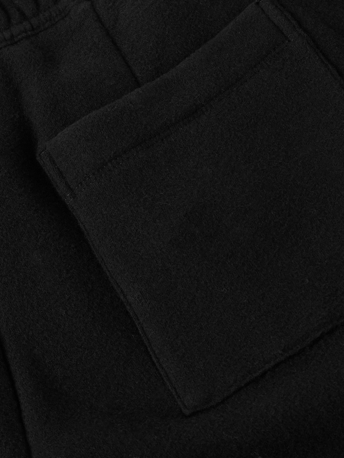 James Perse - Cozy Tapered Cotton-Blend Jersey Sweatpants - Black