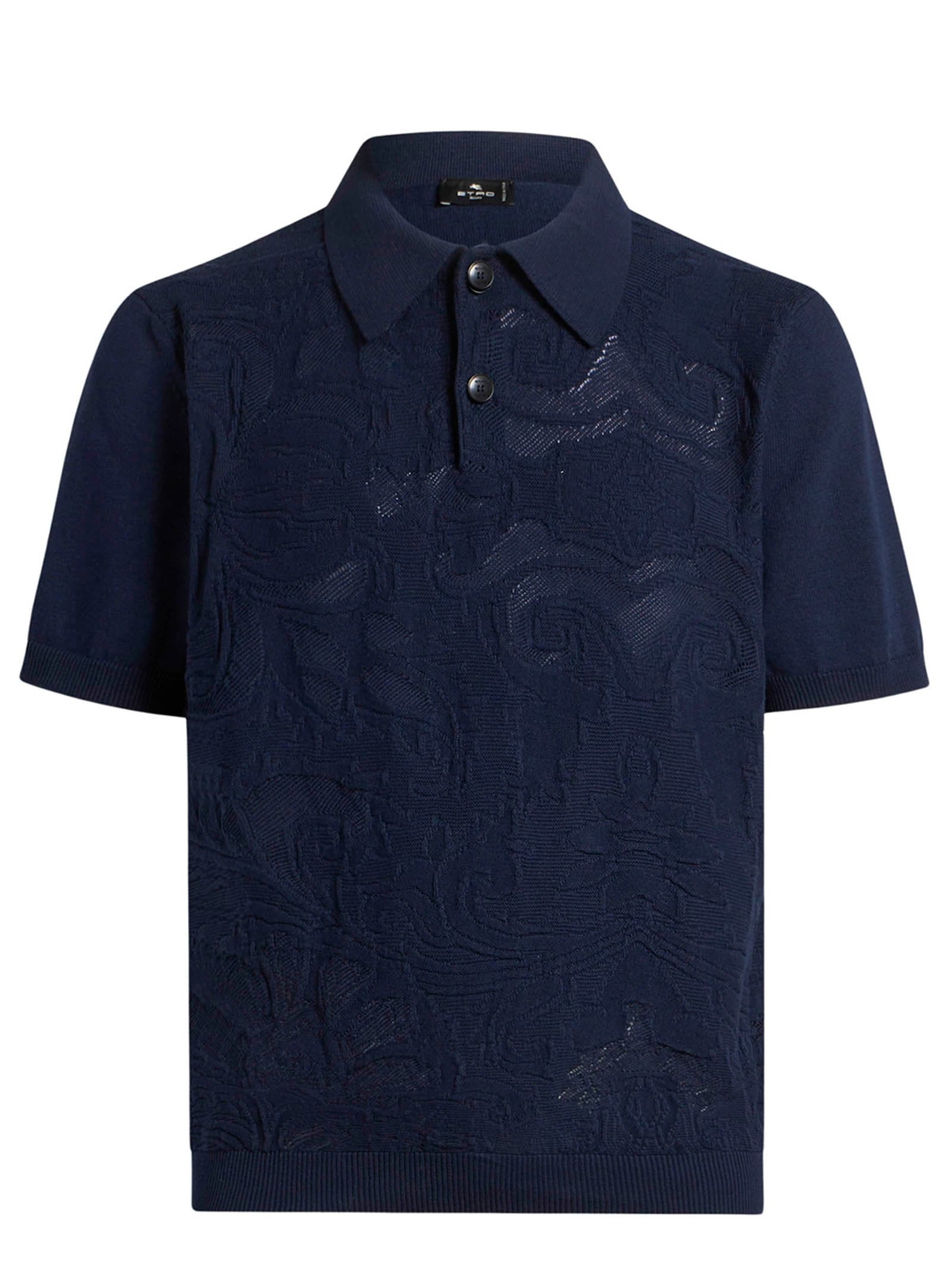 Etro Printed cotton piqué polo shirt Etro