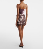 Agua by Agua Bendita Luna floral linen beach cover-up