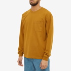 Adsum Men's Long Sleeve Classic Pocket T-Shirt in Golden Moss