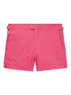 TOM FORD - Straight-Leg Mid-Length Swim Shorts - Pink