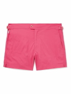 TOM FORD - Straight-Leg Mid-Length Swim Shorts - Pink