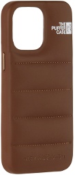 Urban Sophistication Brown 'The Puffer' iPhone 14 Pro Max Case