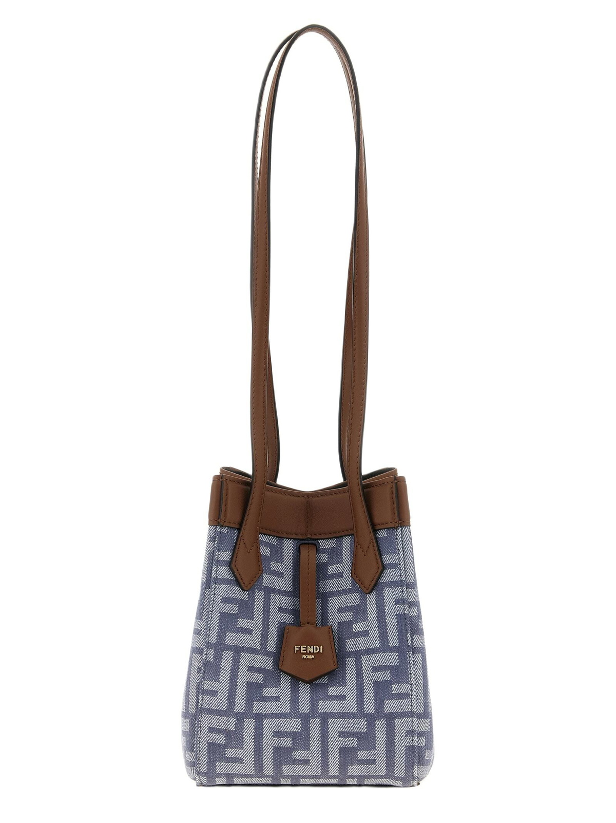 Fendi Mini Mon Tresor Denim Bucket Bag Fendi