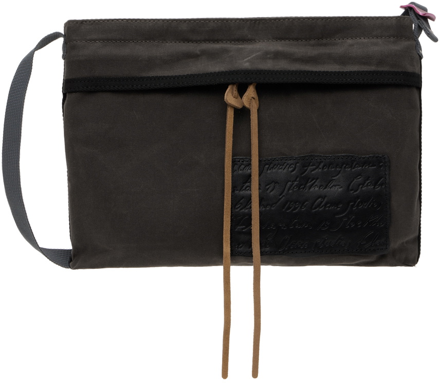 Acne Studios Gray Mini Messenger Bag