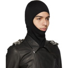 Rick Owens Black Wool Skull Balaclava