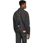 Diesel Red Tag Black Glenn Martens Edition Denim Jacket