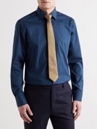 Etro - Cotton-Blend Poplin Shirt - Blue