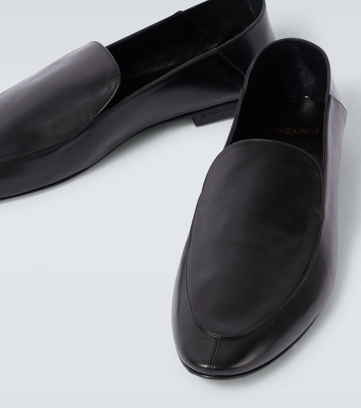 Saint Laurent Alain leather slippers
