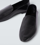 Saint Laurent Alain leather slippers