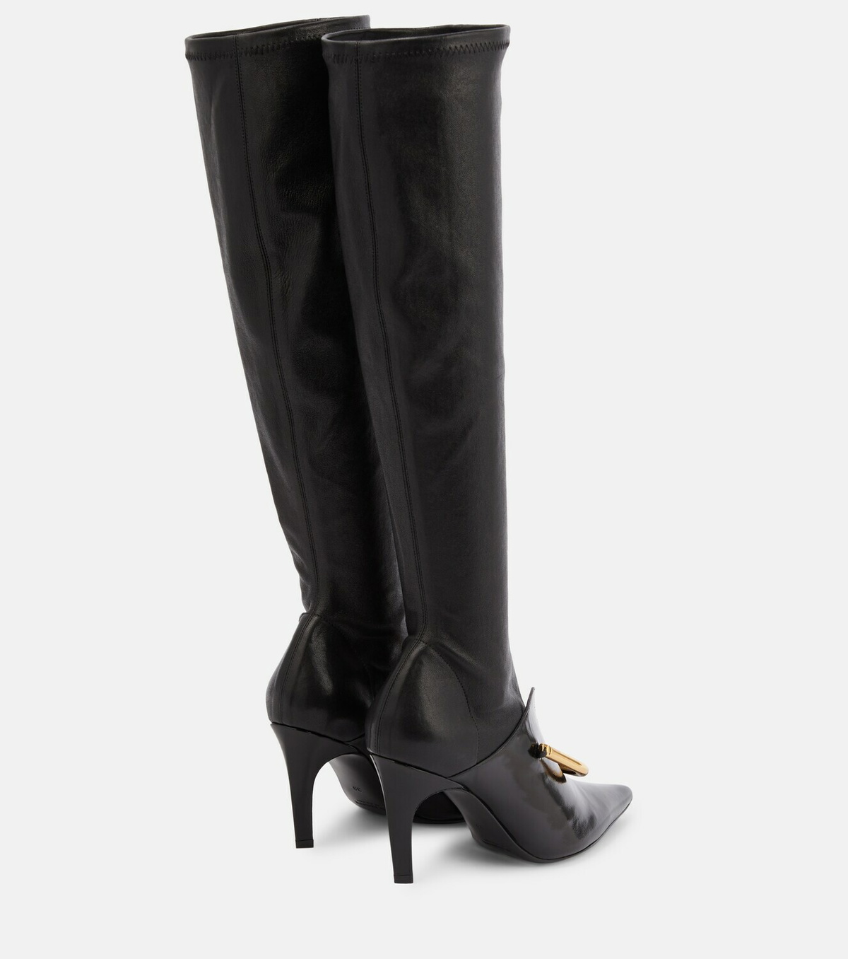Jil Sander - Embellished leather knee-high boots Jil Sander