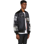 Diesel Reversible Black J-Tamie Bomber Jacket