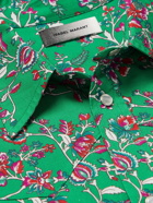Isabel Marant - Bigilian Oversized Floral-Print Cotton Shirt - Green