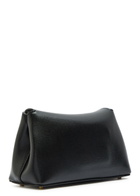 Toteme T-lock Mini Leather Clutch - Black - One Size