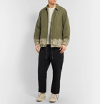 visvim - Painted Padded Cotton-Blend Jacket - Army green